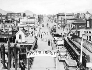 1920s Lower Lonsdale North Vancouver Ferry Dock