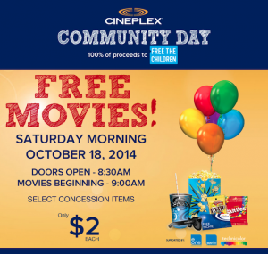 Free Movie Day in Vancouver » Vancouver Blog Miss604