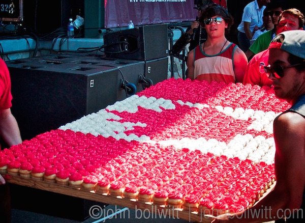 surrey canada day cupcakes