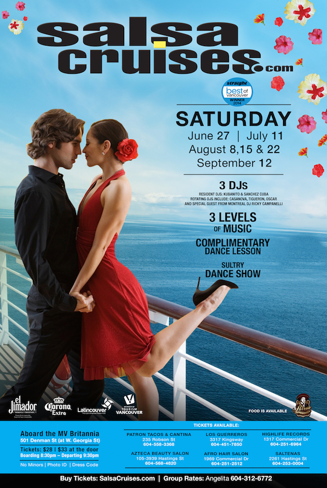 Win a Vancouver Summer Salsa Cruise » Vancouver Blog Miss604