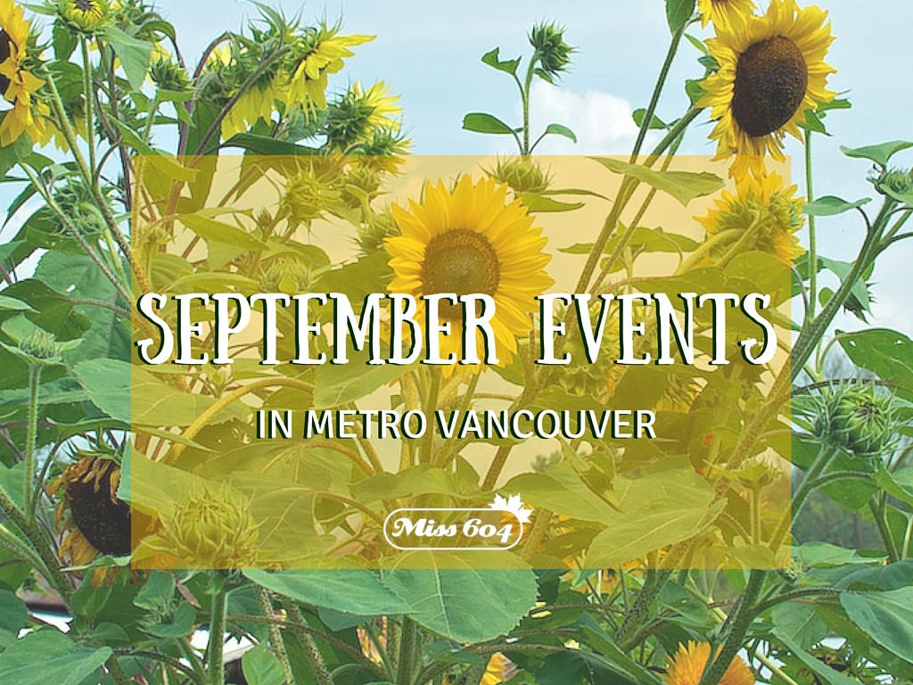 September Events in Metro Vancouver
