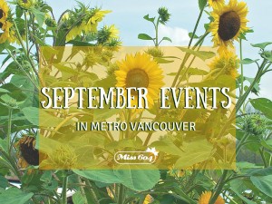 September Events in Metro Vancouver