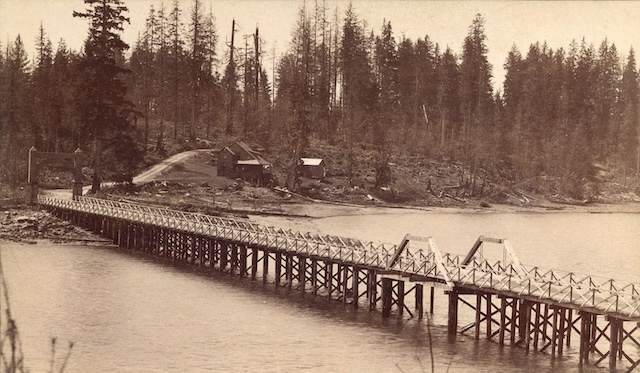 Entrance to Stanley Park 1889 - Public Domain City of Vancouver Archives St Pk P115