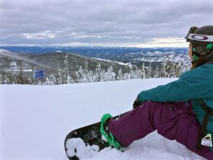 Snowboarding at Baldy Mountain Resort