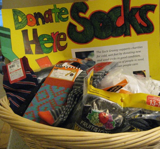 Where To Donate Used Socks
