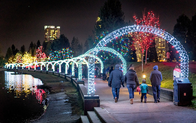 Lights at Lafarge Lake