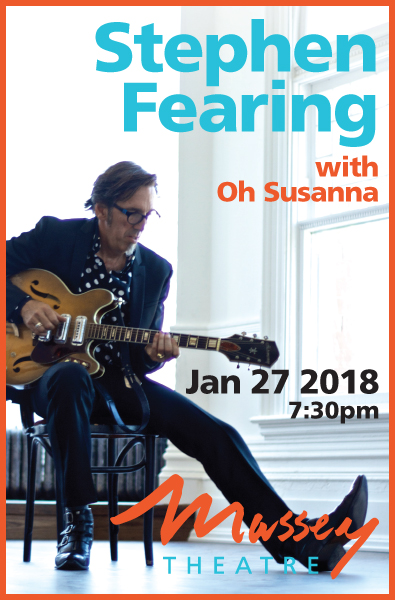 Massey Theatre Presents Stephen Fearing with Oh Susanna