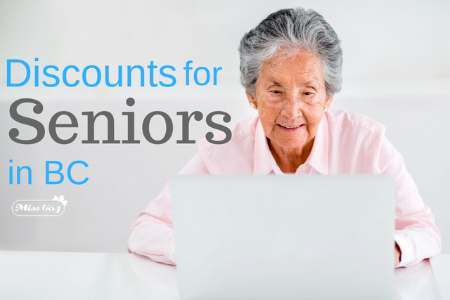 Discounts for Seniors in BC