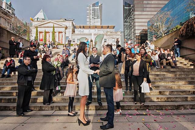 Free Weddings at Robson Square