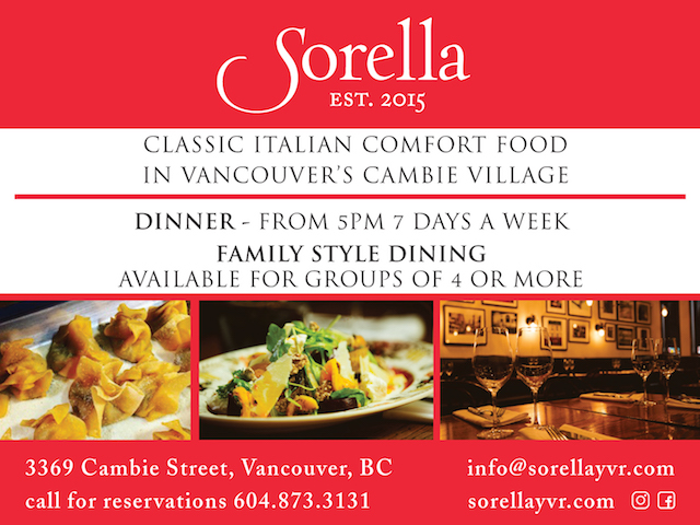 Sorella on Cambie