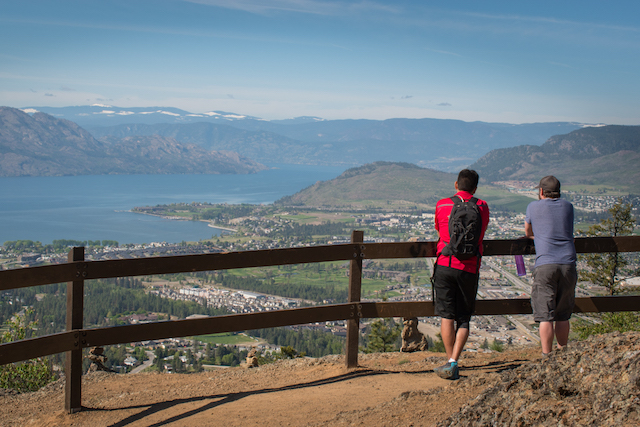 View of Lake Okanagan from the Bucherie Rush Trail (Mount Boucherie, West Kelowna)