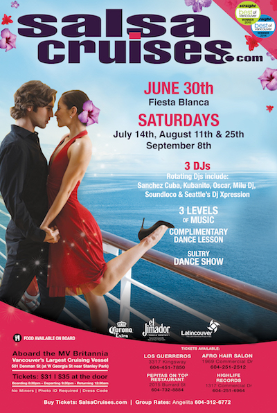 Summer Salsa Cruise: Win Tickets » Vancouver Blog Miss604