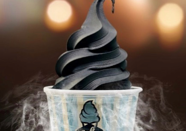 Food at the PNE: Charcoal Ice Cream