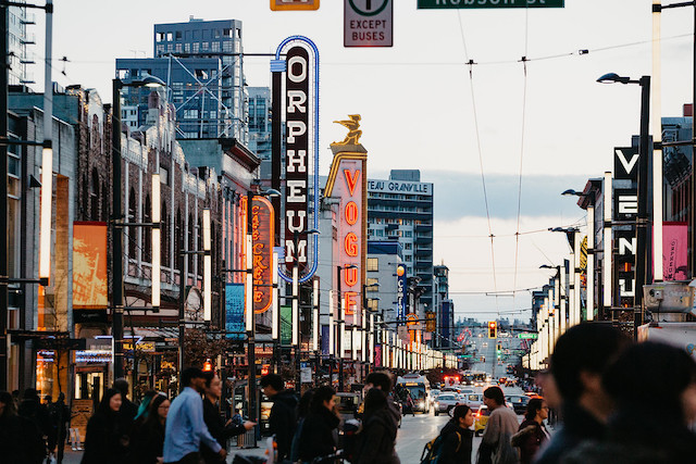 Granville Street Neon DTVBIA