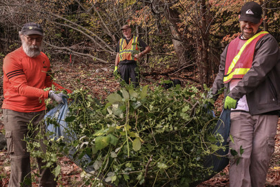 SPES Ivy Busters Volunteers