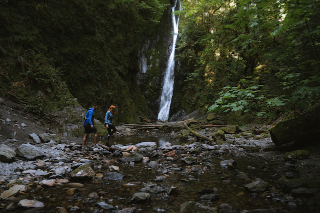 Goldstream Park waterfall 1