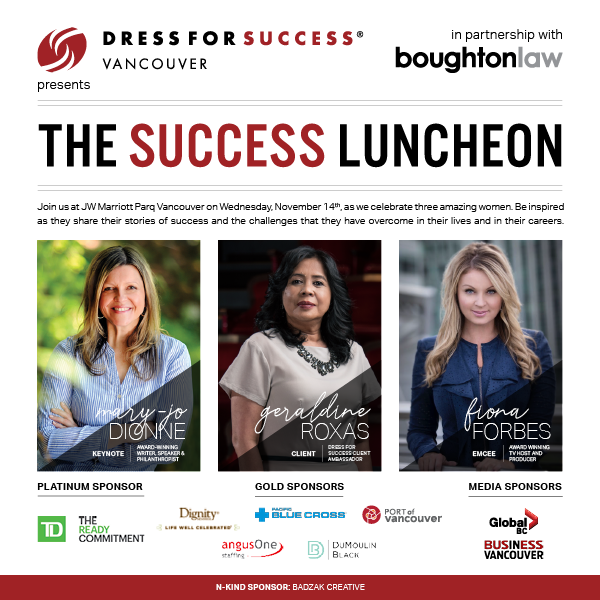 Dress for Success Vancouver's Success Luncheon