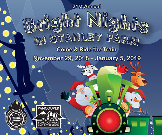 Bright Nights in Stanley Park Christmas Train