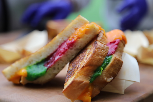 Rainbow Grilled Cheese