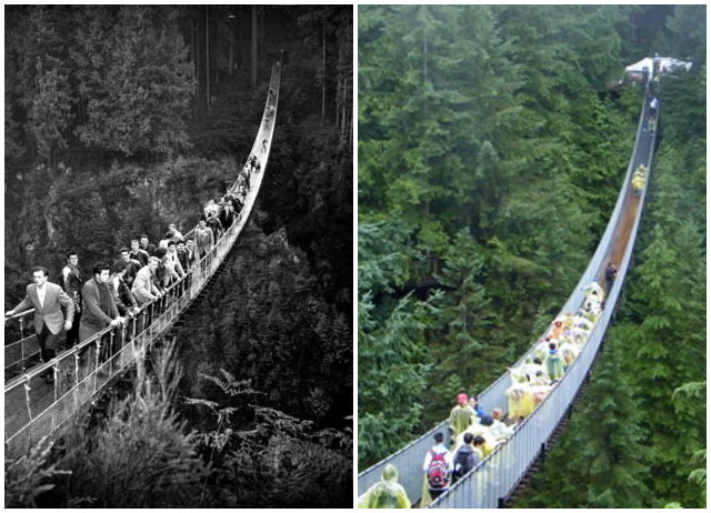 Capilano Bridge_then_now