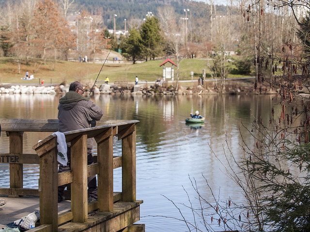 Coquitlam Fishing Lafarge Lake