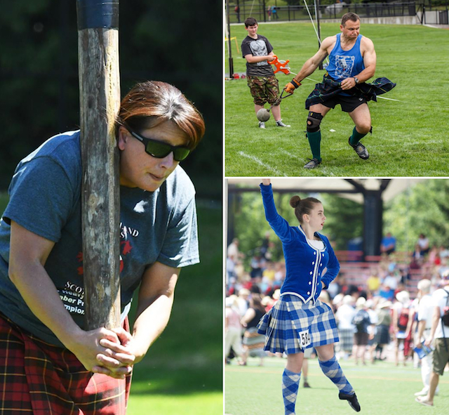 Highland Games Collage