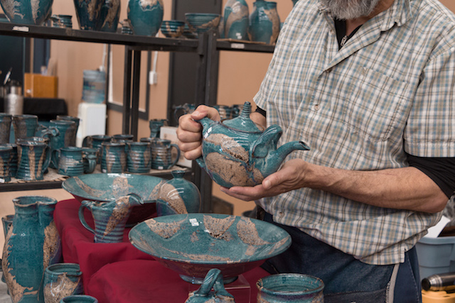 Geri Binder Pottery at the Cranbrook Farmers Market