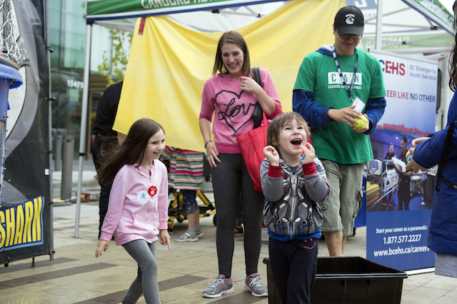 The Canucks Autism Network holds its 10th birthday festival at Surrey Civic Plaza 2018