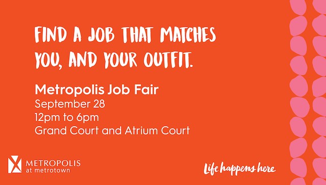 Metropolis at Metrotown Job Fair 2019