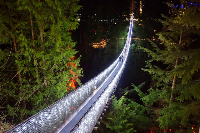 Capilano Suspension Bridge Park Winter