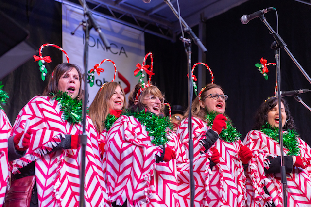 Yule Duel Choir on Stage