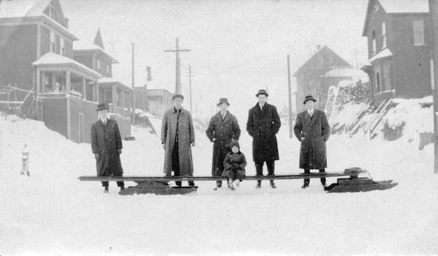 1920 - Snow day in Strathcona.