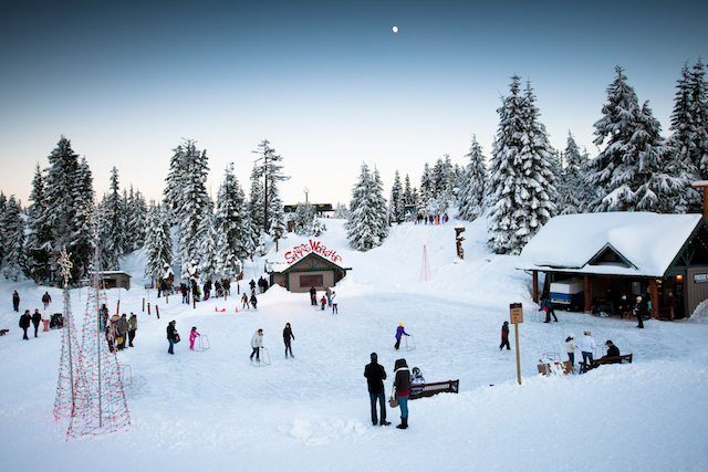 Grouse Mountain Peak of Christmas Skating - Holiday Fun in Vancouver