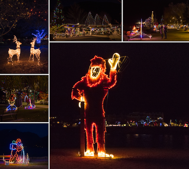 Harrison Lights by the Lake Collage