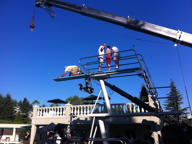 Film Shoot of Diary of a Wimpy Kid: Dog Days (at Eagleridge Pool)