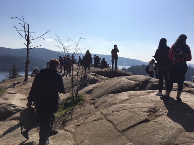 A District of North Vancouver Park Ranger took this photo on March 21, 2020 at Quarry Rock