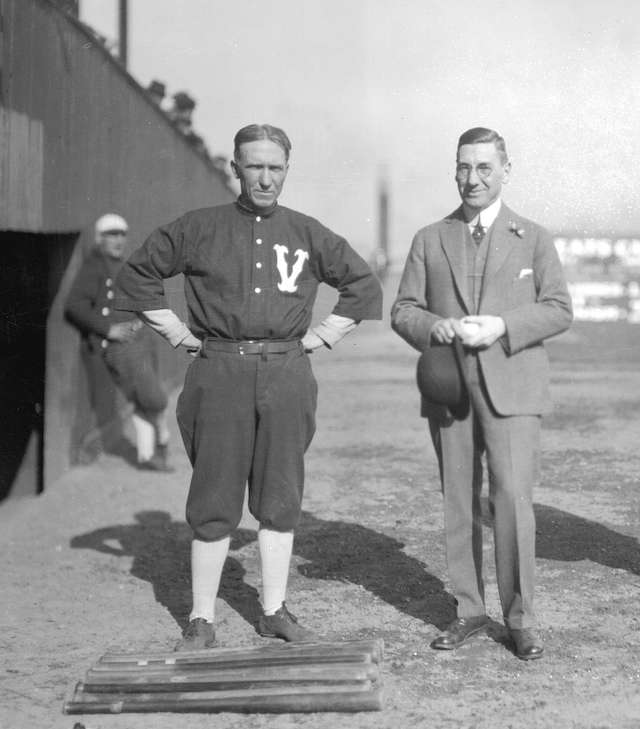 1920 Brown and Mayor Gale. Photo by Stuart Thomson. Archives # CVA 99-868