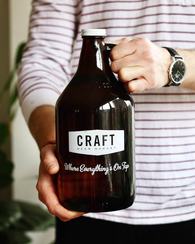 Craft Beer Market Growler - Supplied Image