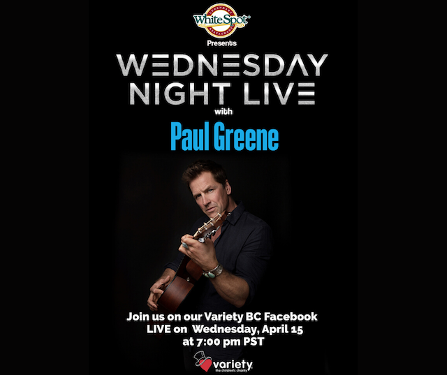 Wednesday Night Live for Variety BC - Paul Greene