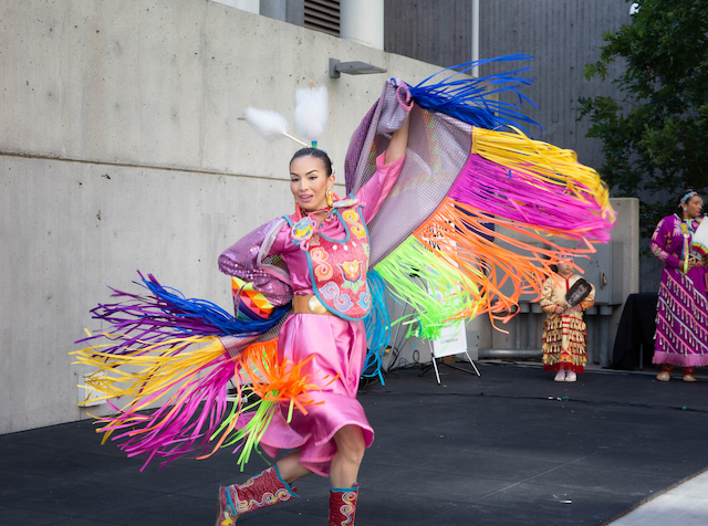 Sacred Circle Steppers. Photo by Mary Matheson.