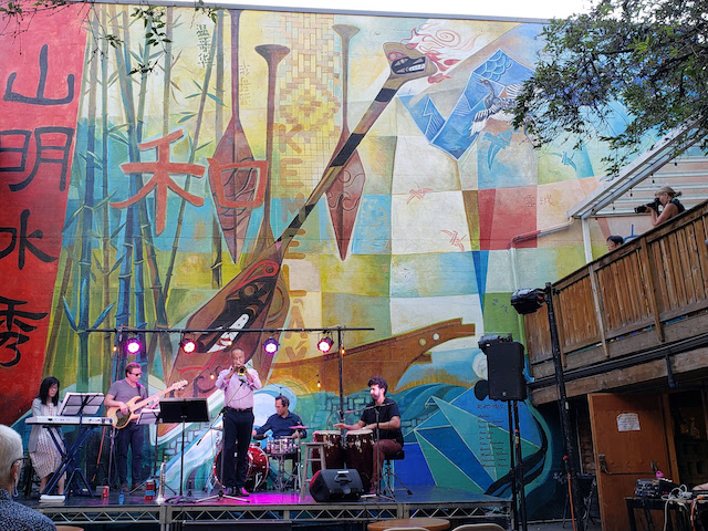 Music in the Courtyard - John Korsrud, Niho Takase, Ronny Swirl, Raphael Geronimo, and Chris Couto