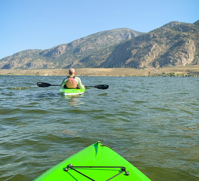 Kayaking on Osoyoos Lake