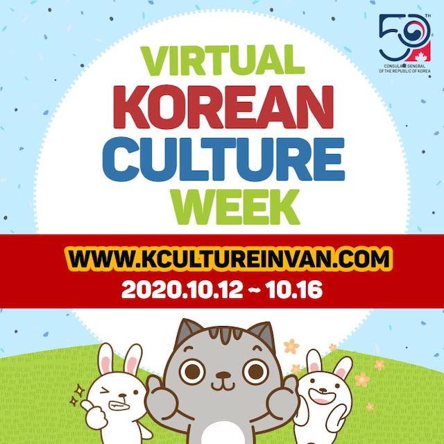 Virtual Korean Culture Week in Vancouver