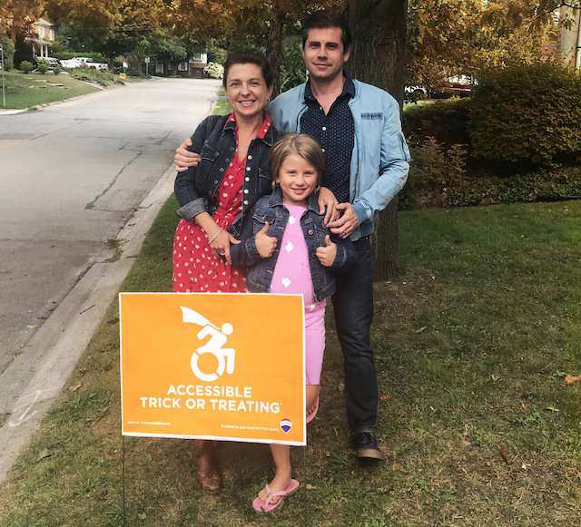 Treat Accessibly founder Rich Padulo and family