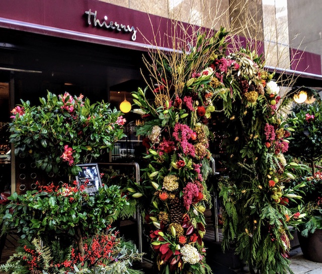 Thierry entrance created by West Van Florist