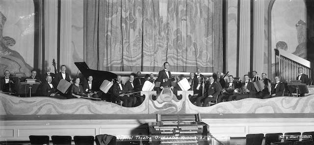 1921 - Capitol Theatre Orchestra. Stuart Thomson Photo. Archives # CVA 99-5284