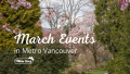 March Events in Metro Vancouver Cherry Blossoms