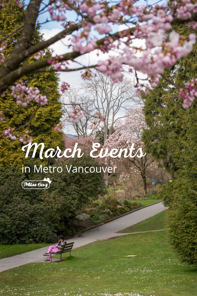 March Events in Metro Vancouver Cherry Blossoms