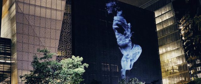 DanceHouse Presents an 8-Story Dance Video Projection at English Bay