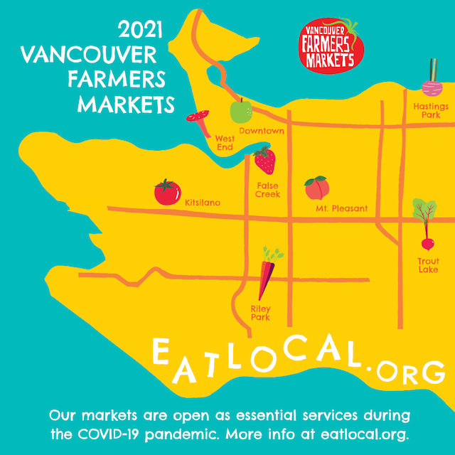 Vancouver Summer Farmers Markets 2021